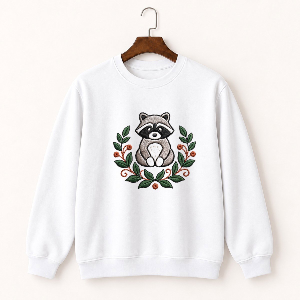 Raccoon Crewneck Sweatshirt 5