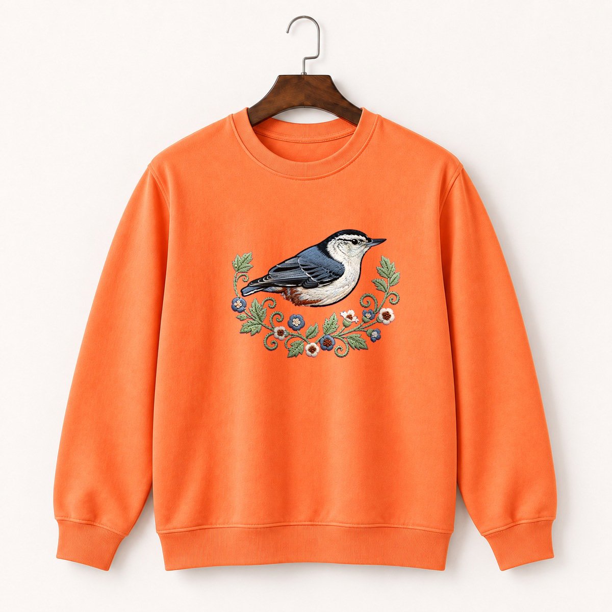 White-Breasted Nuthatch Crewneck Sweatshirt 3