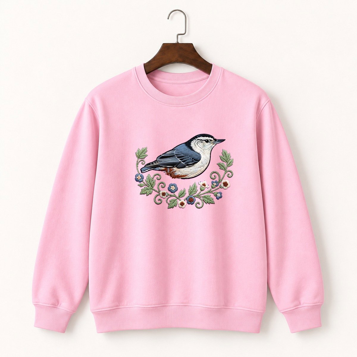White-Breasted Nuthatch Crewneck Sweatshirt 4