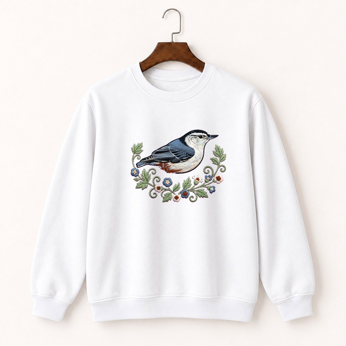 White-Breasted Nuthatch Crewneck Sweatshirt 5