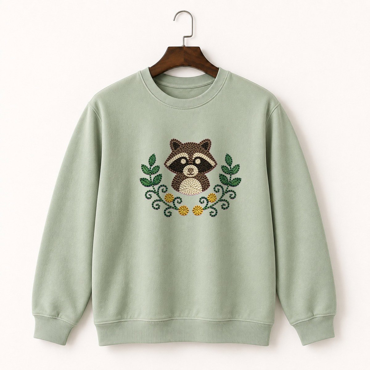 Raccoon Crewneck Sweatshirt 2