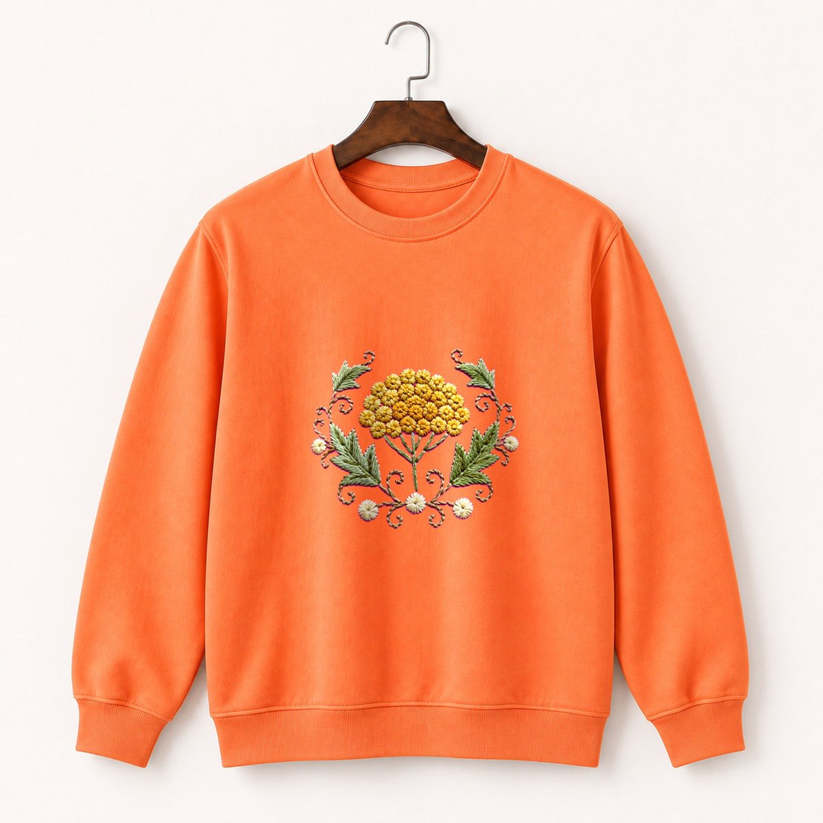 Yarrow Flower Crewneck Sweatshirt 3