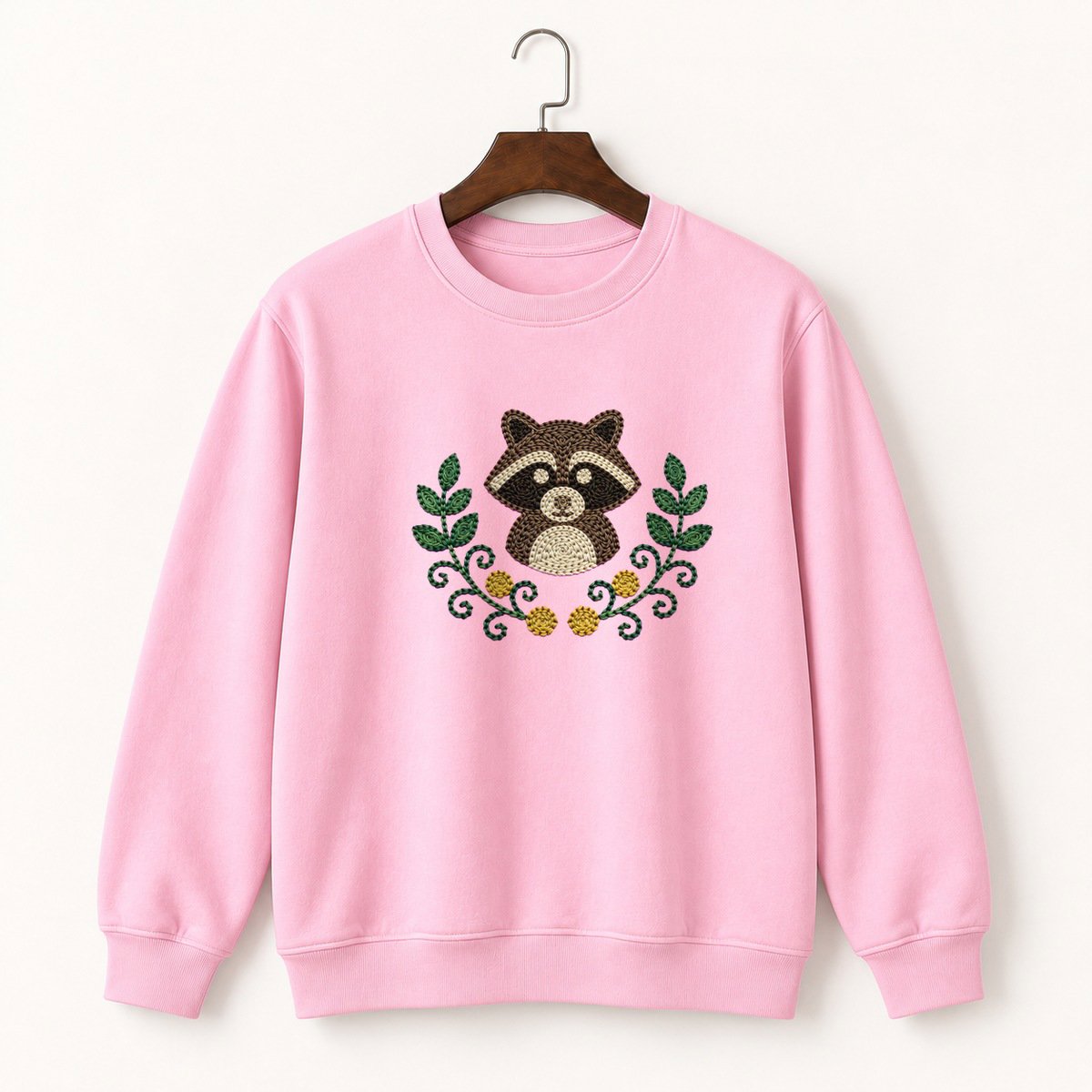 Raccoon Crewneck Sweatshirt 4