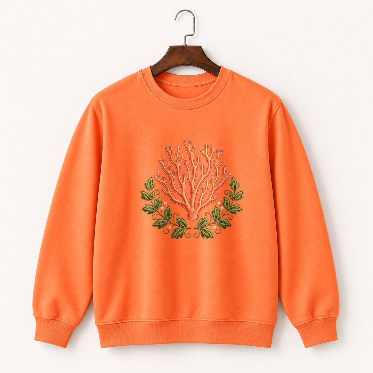 Coral Mushroom Crewneck Sweatshirt 3