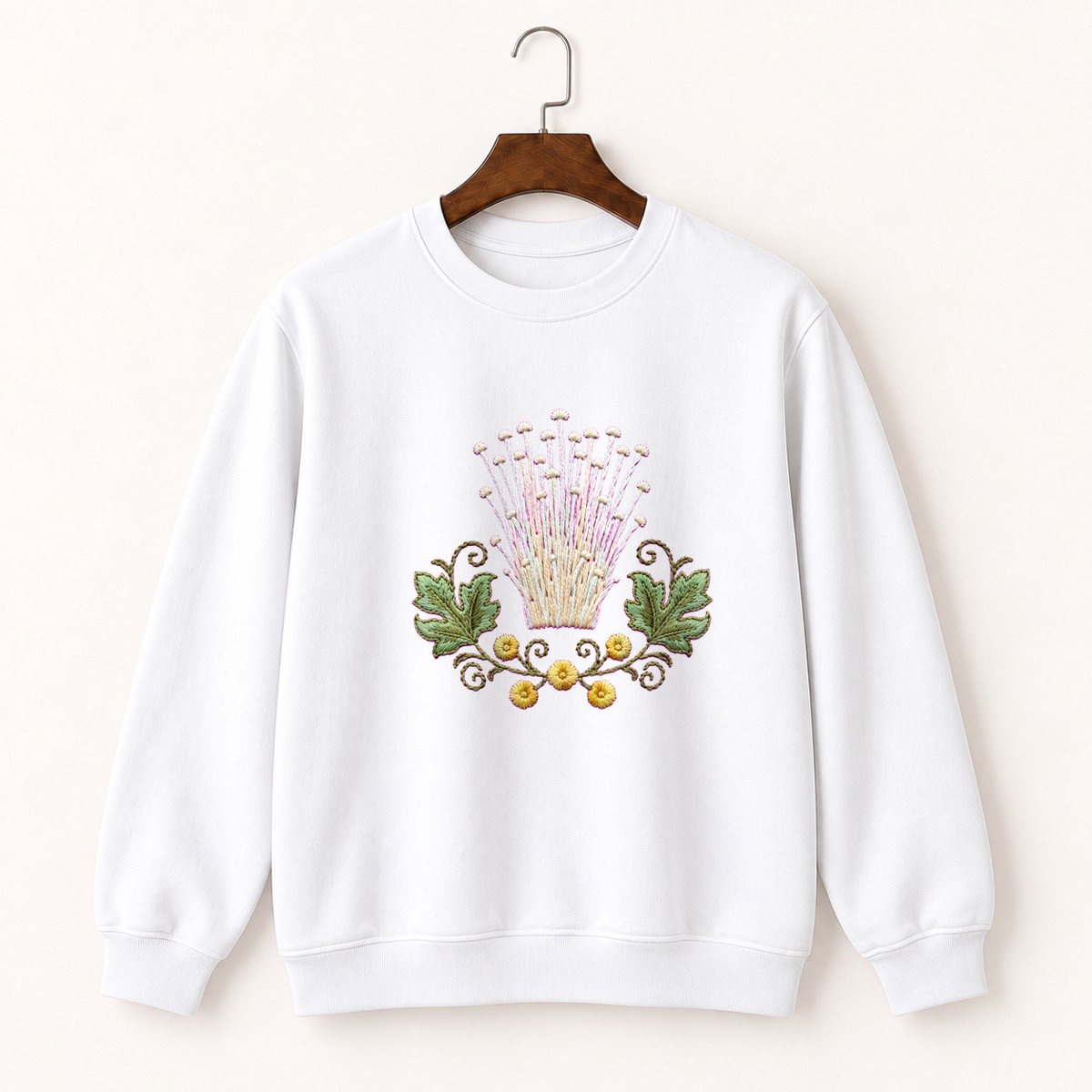 Enoki Mushroom Crewneck Sweatshirt 5