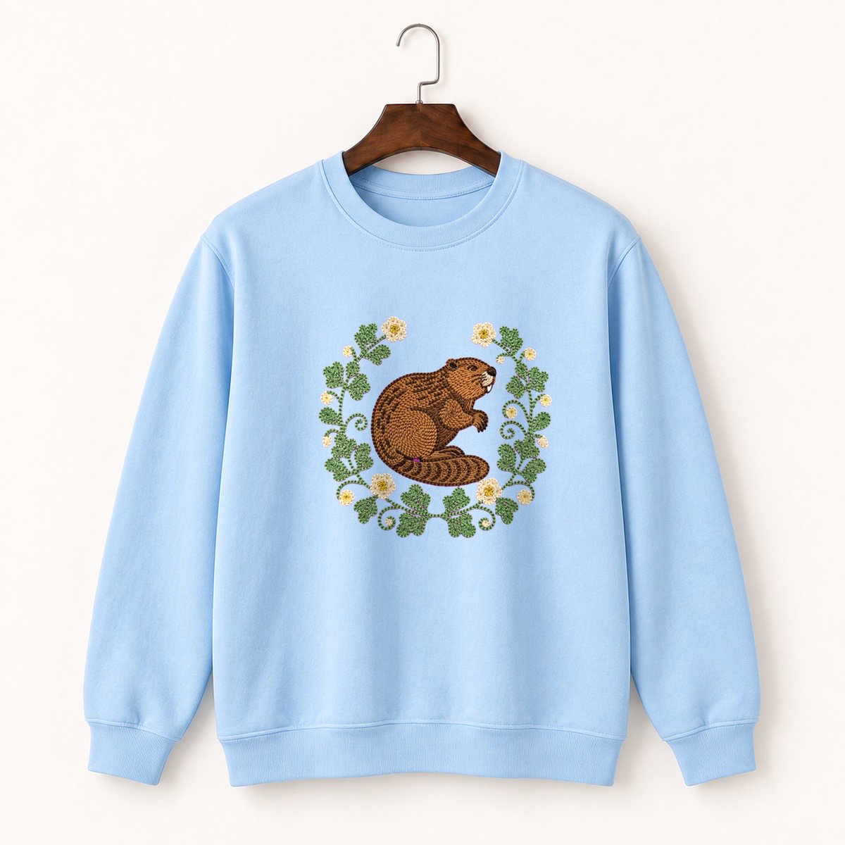 North American Beaver Crewneck Sweatshirt 1