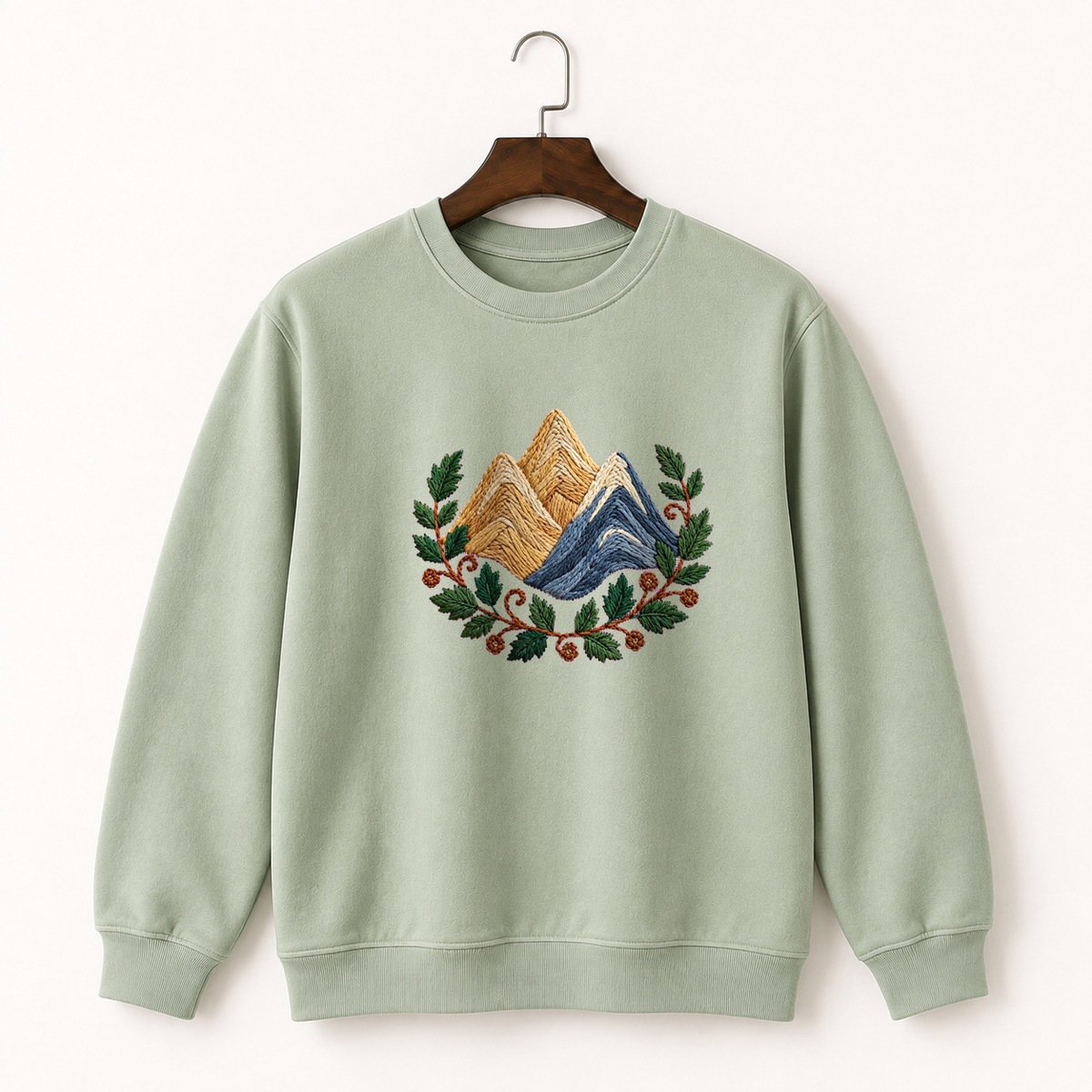 Adirondack Mountains Crewneck Sweatshirt 2