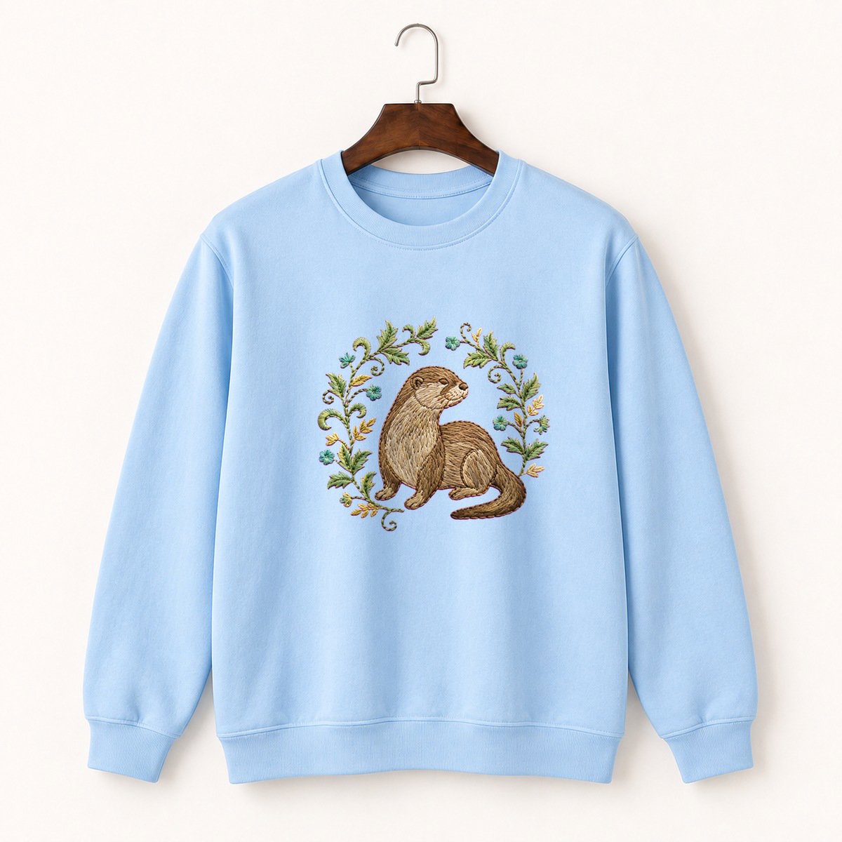 River Otter Crewneck Sweatshirt 1
