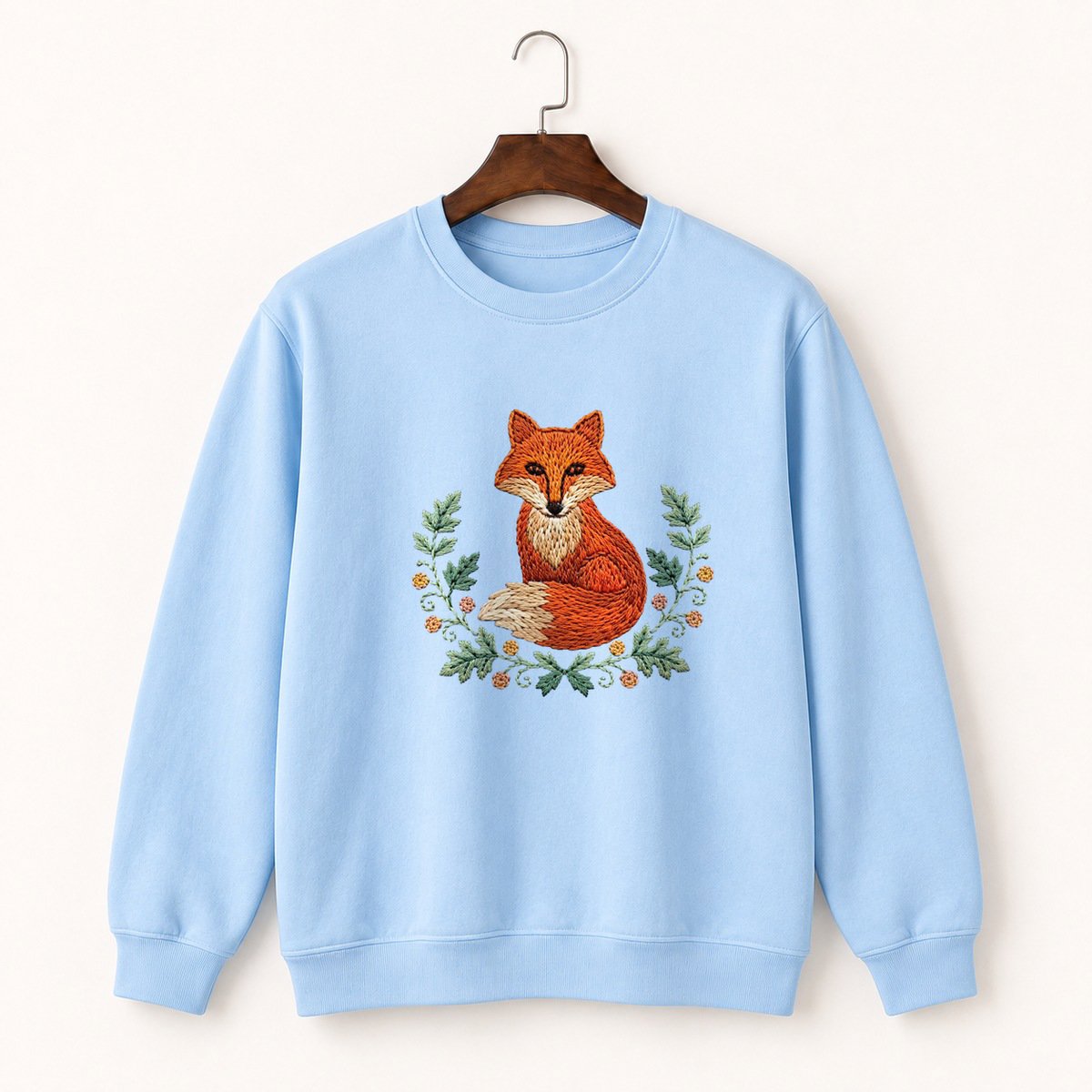 Red Fox Crewneck Sweatshirt 1