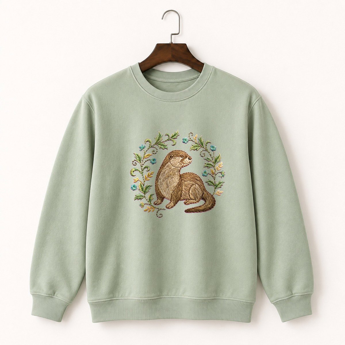 River Otter Crewneck Sweatshirt 2