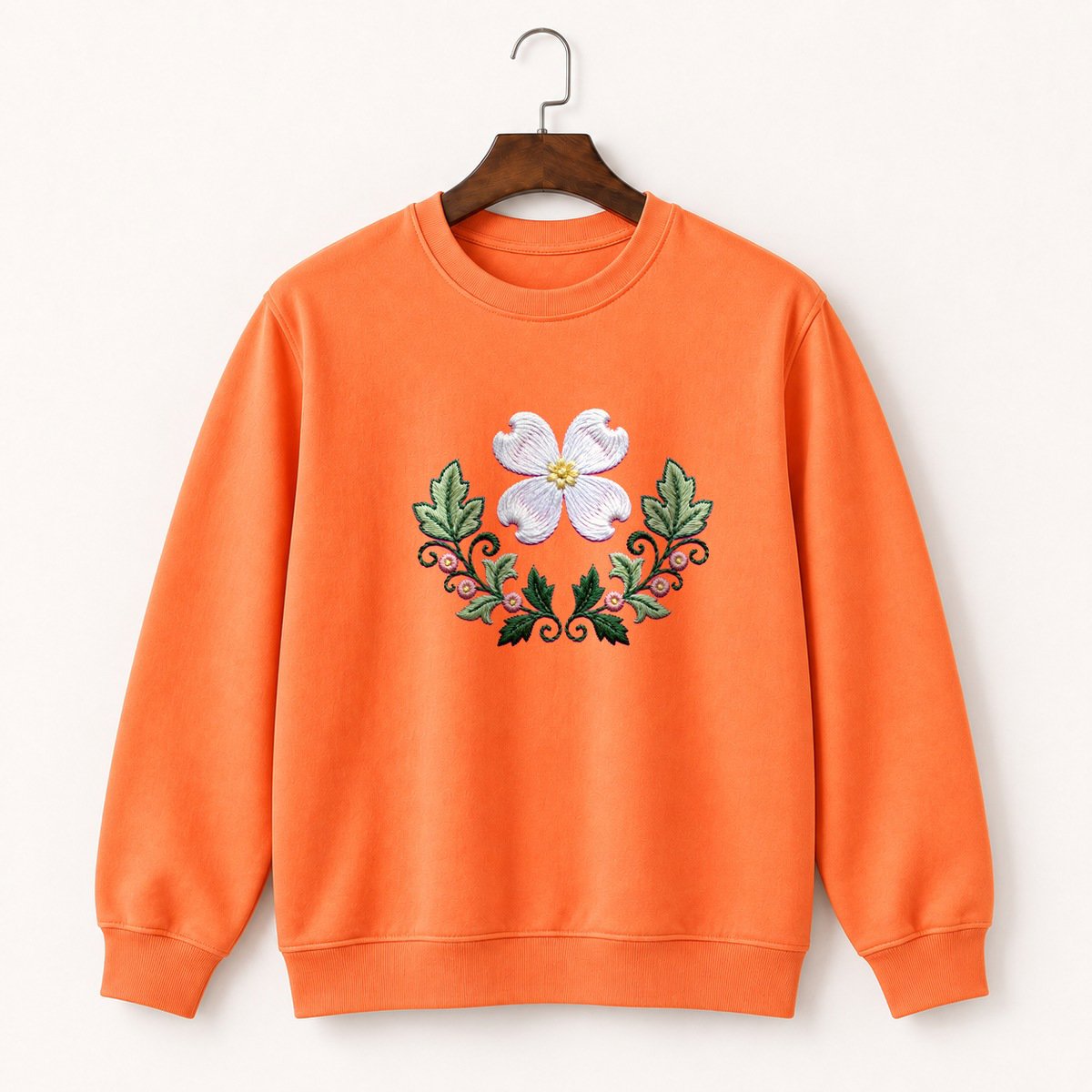 Dogwood Flower Crewneck Sweatshirt 3