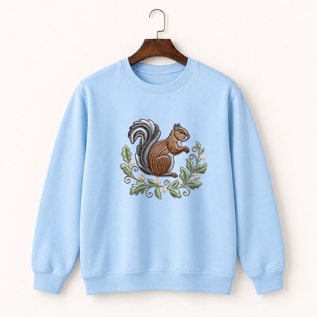Gray Squirrel Crewneck Sweatshirt 1