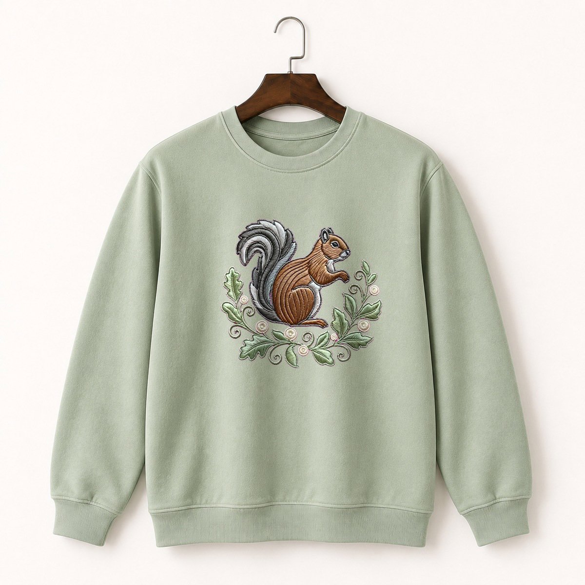 Gray Squirrel Crewneck Sweatshirt 2