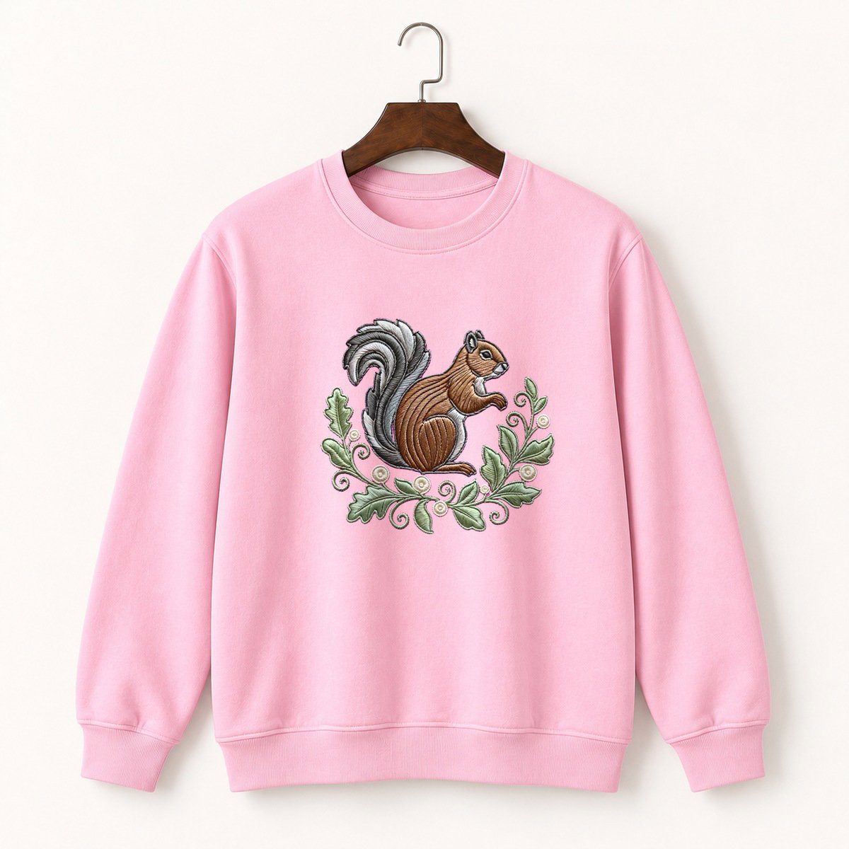 Gray Squirrel Crewneck Sweatshirt 4