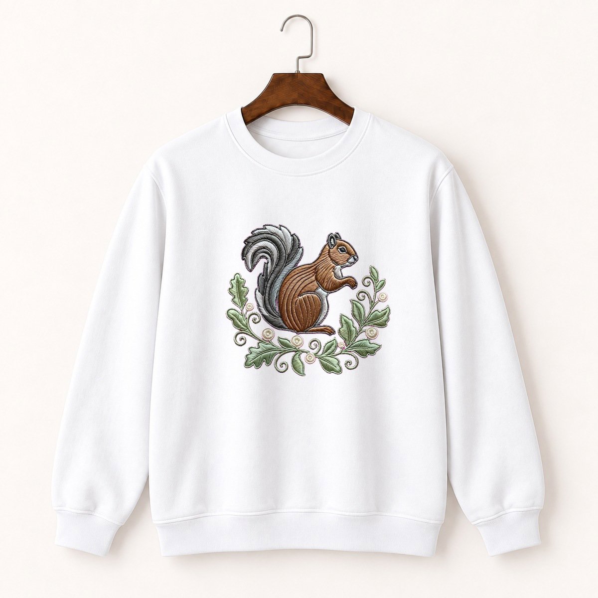 Gray Squirrel Crewneck Sweatshirt 5