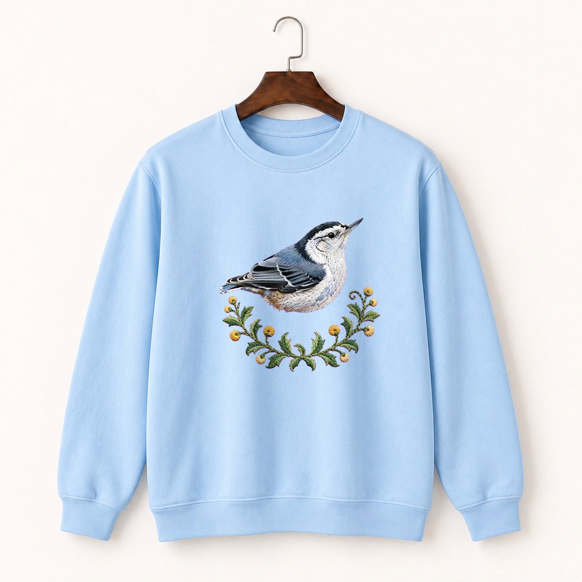 White-Breasted Nuthatch Crewneck Sweatshirt 1