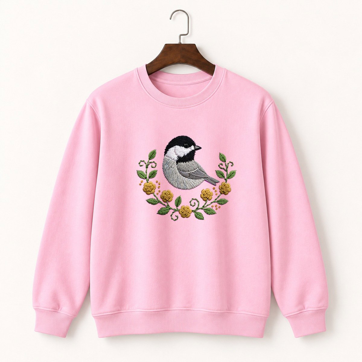 Black-Capped Chickadee Crewneck Sweatshirt 4