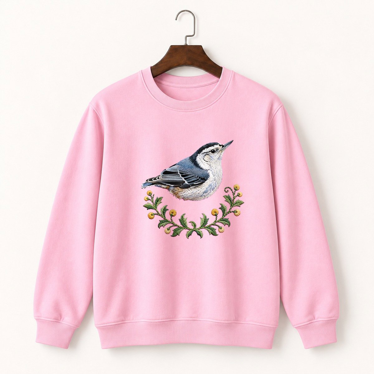 White-Breasted Nuthatch Crewneck Sweatshirt 4
