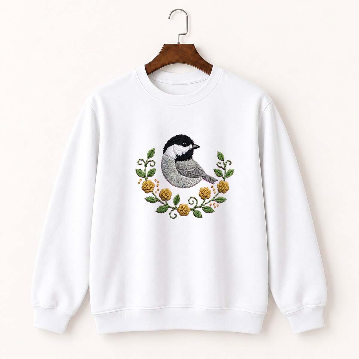 Black-Capped Chickadee Crewneck Sweatshirt 5