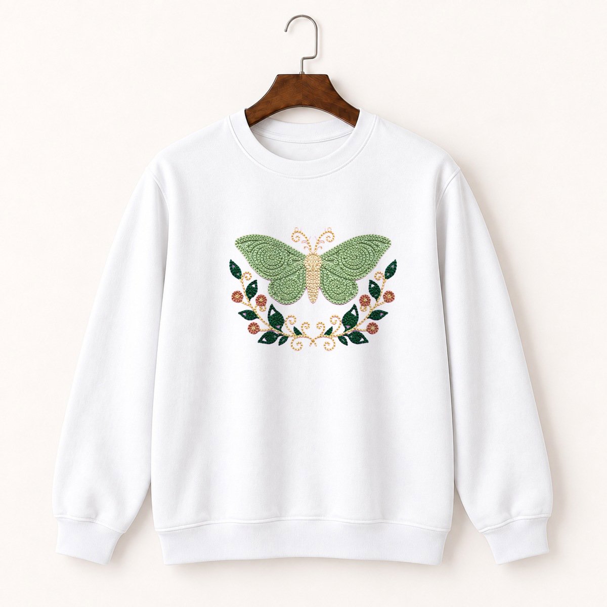 Luna Moth Crewneck Sweatshirt 5