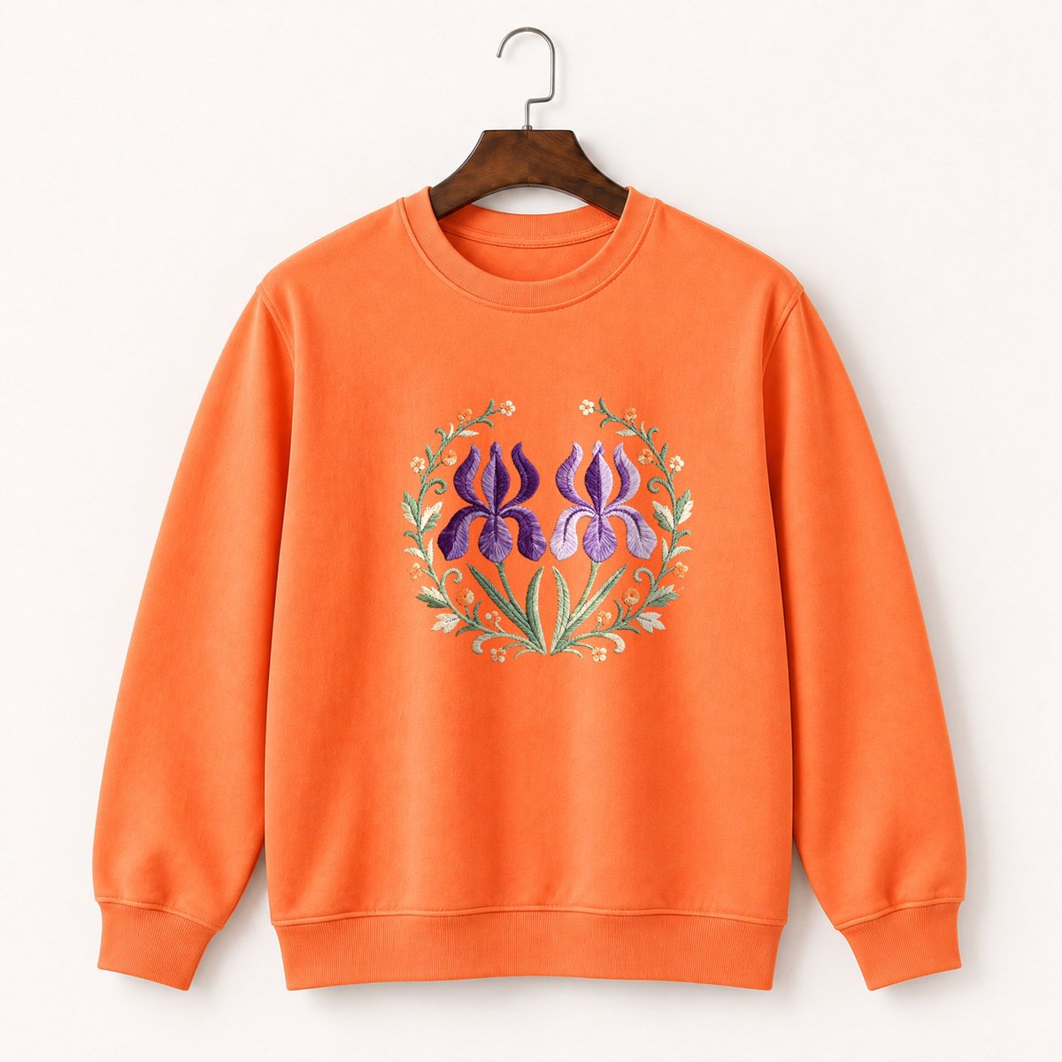 Iris Flower Crewneck Sweatshirt 3