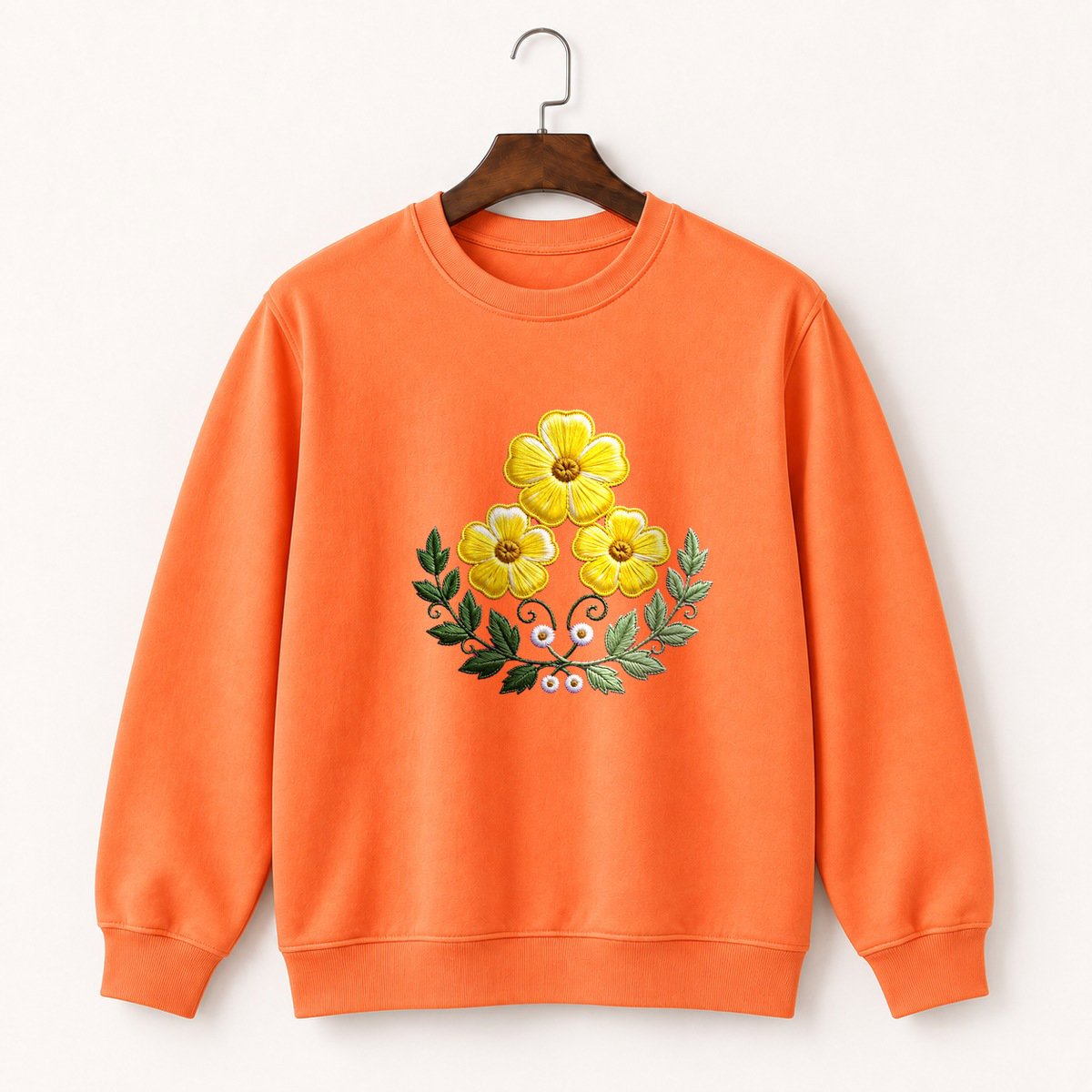 Buttercup Flower Crewneck Sweatshirt 3