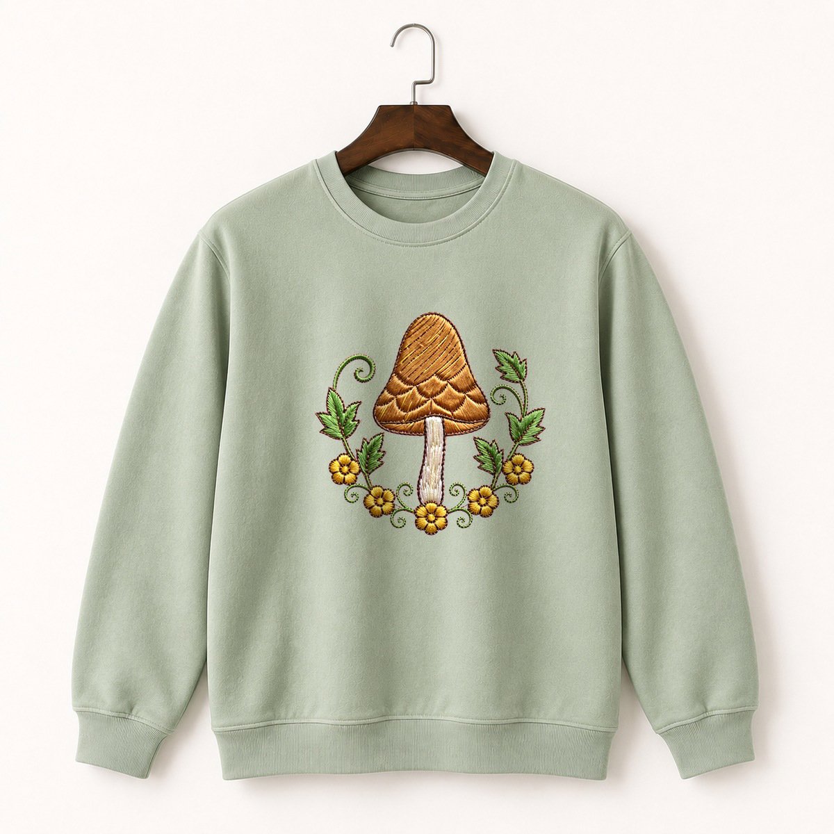 Ink Cap Mushroom Crewneck Sweatshirt 2