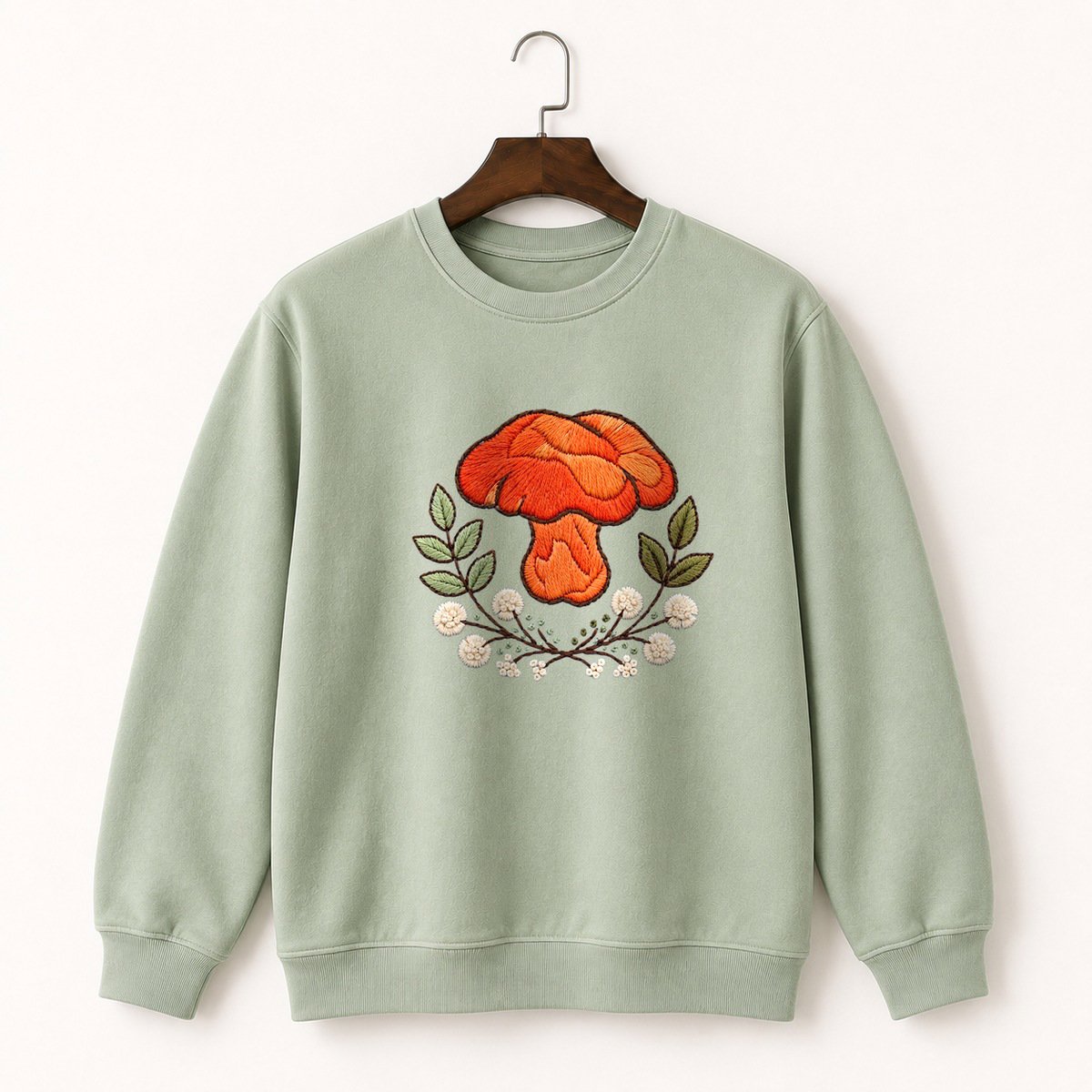 Lobster Mushroom Crewneck Sweatshirt 2