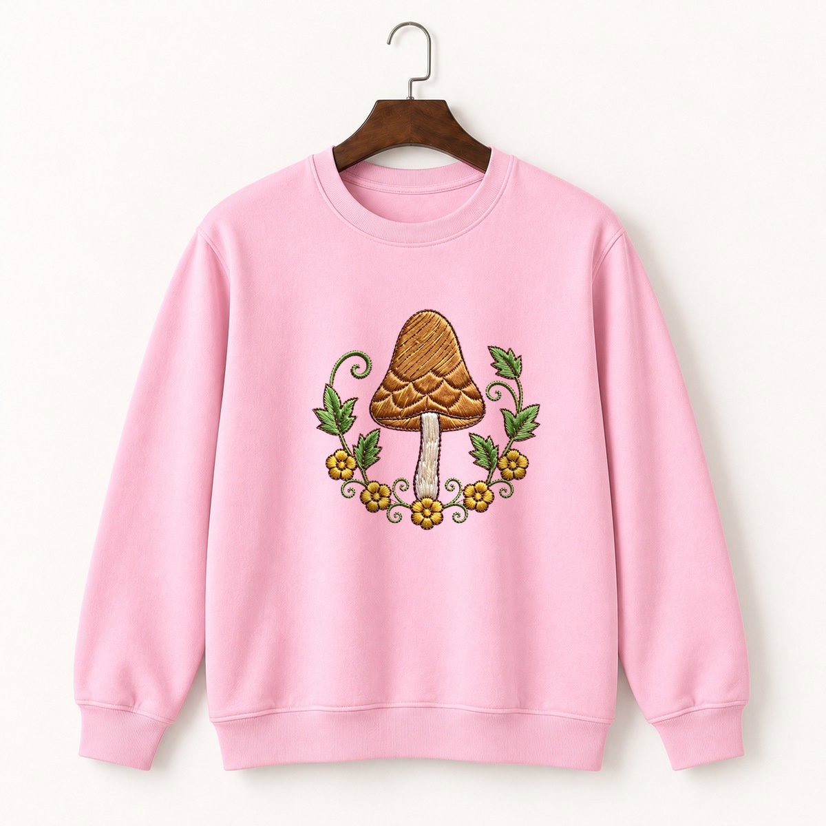 Ink Cap Mushroom Crewneck Sweatshirt 4