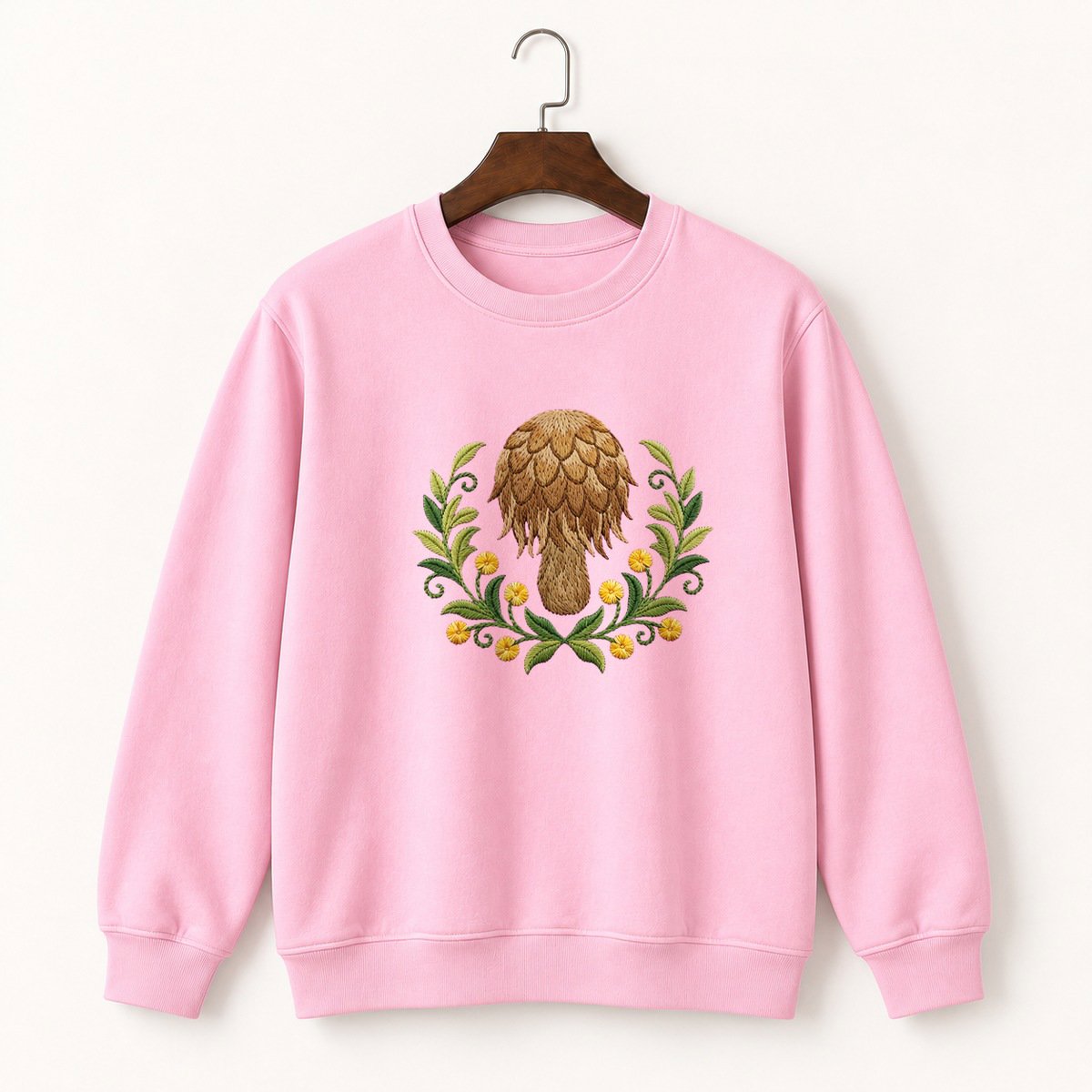 Shaggy Mane Mushroom Crewneck Sweatshirt 4