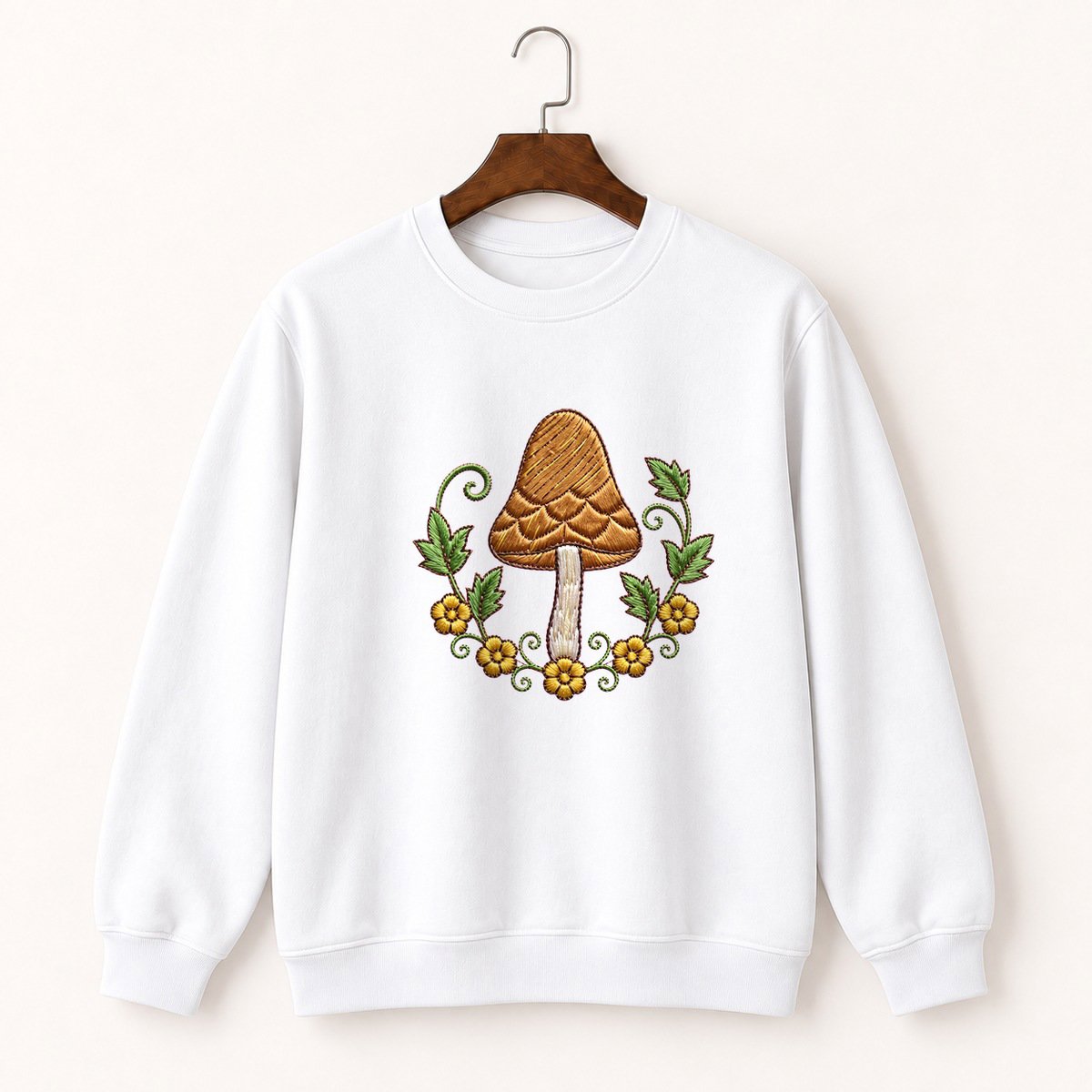 Ink Cap Mushroom Crewneck Sweatshirt 5