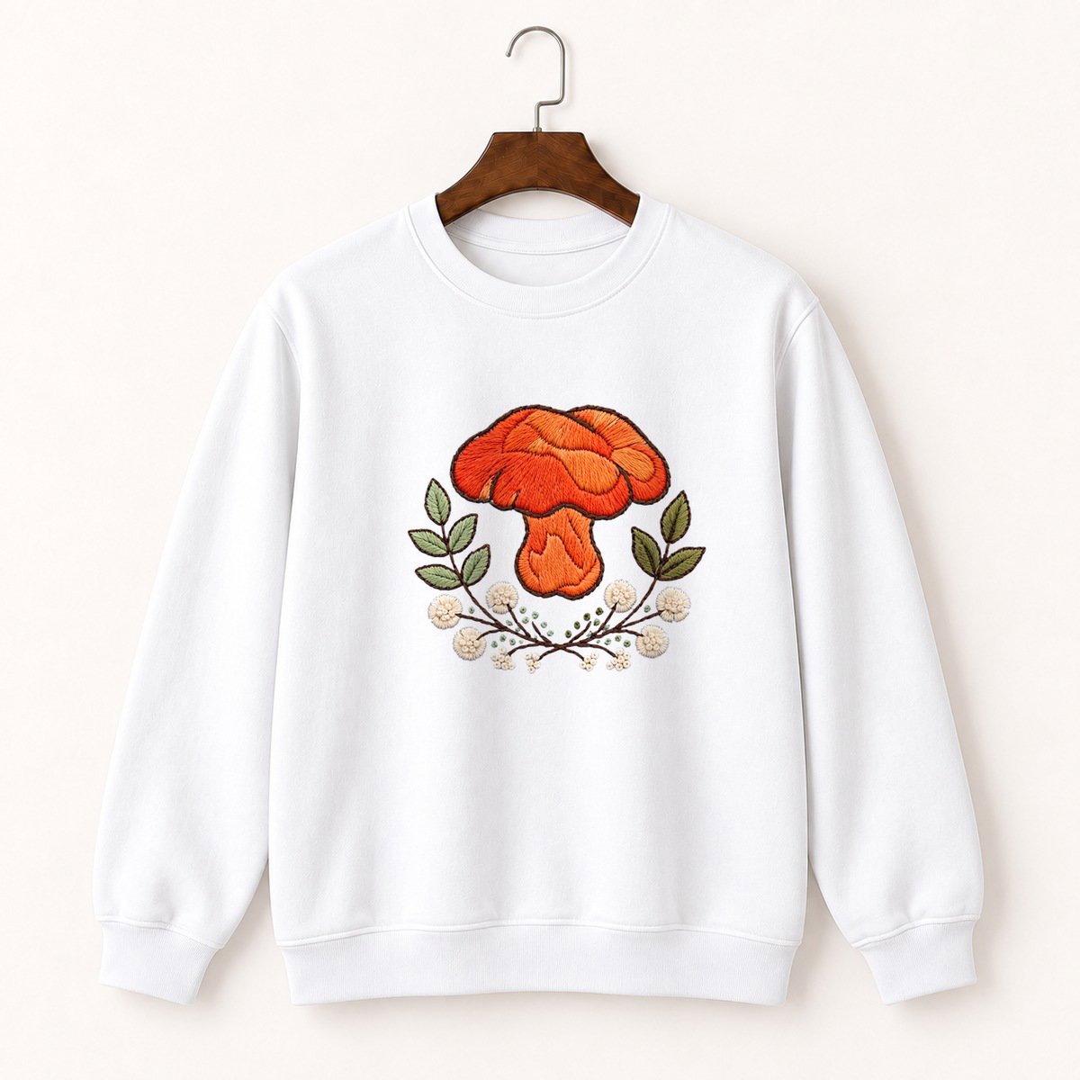 Lobster Mushroom Crewneck Sweatshirt 5