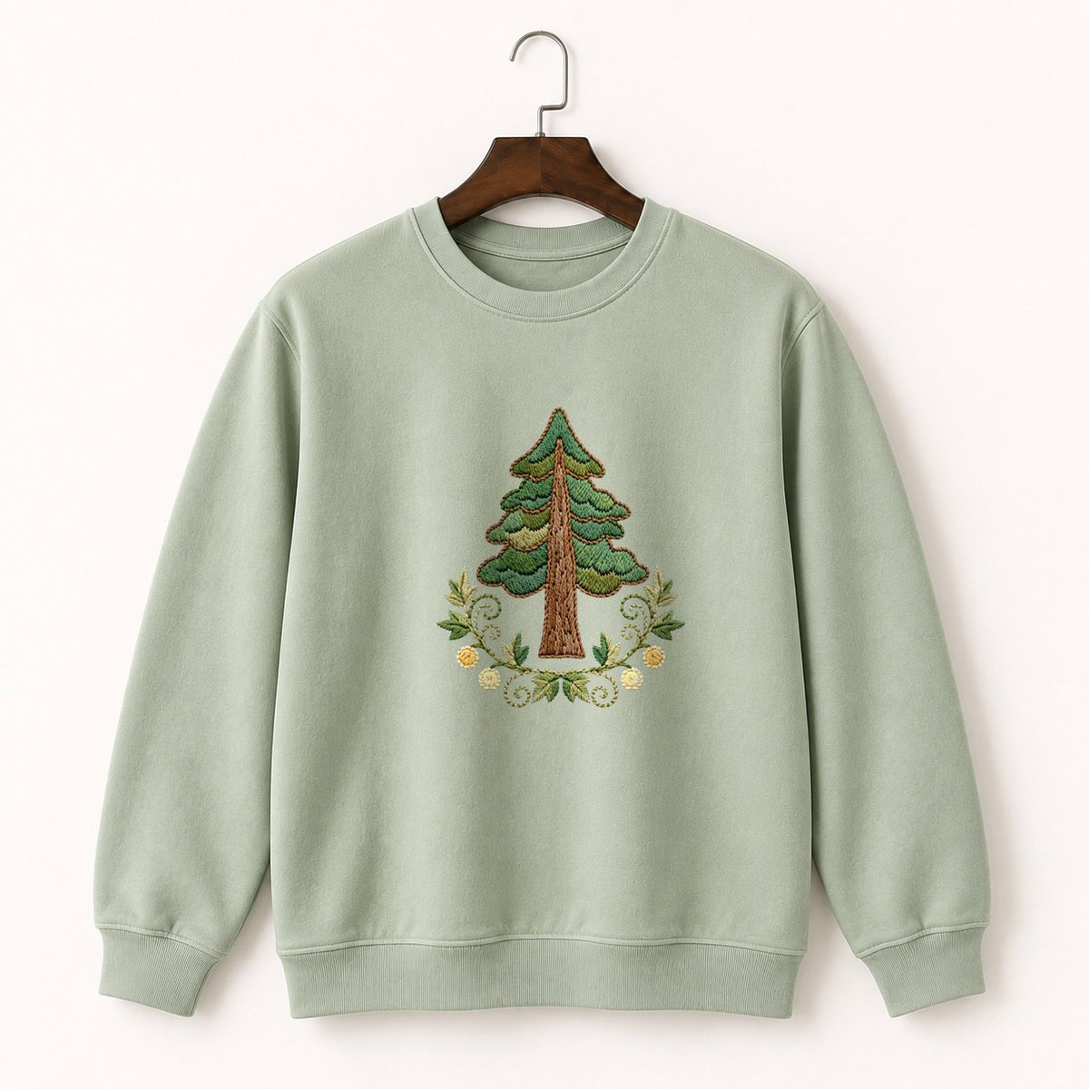 Redwood Tree Crewneck Sweatshirt 2