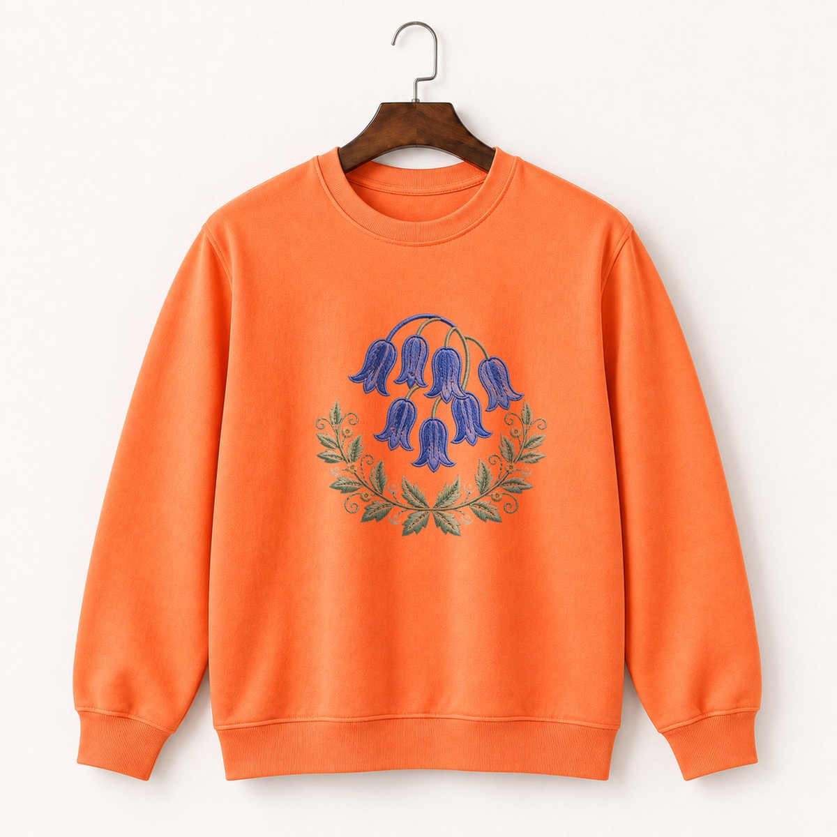 Bluebell Flower Crewneck Sweatshirt 3