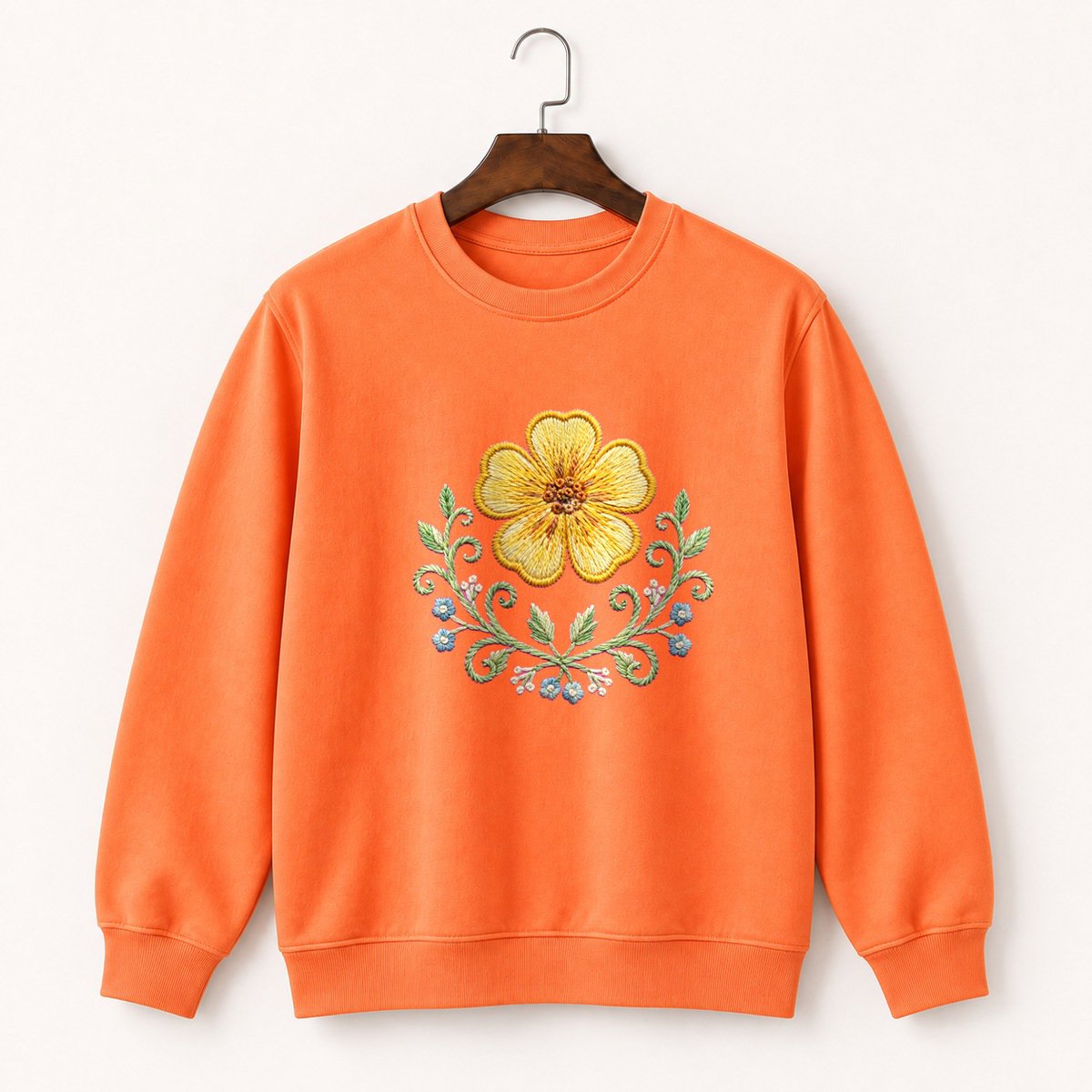 Buttercup Flower Crewneck Sweatshirt 3