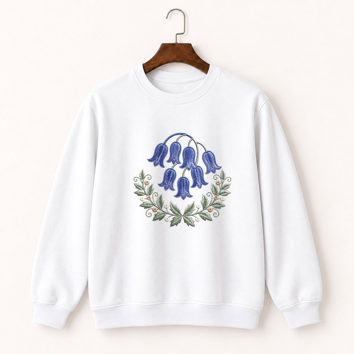 Bluebell Flower Crewneck Sweatshirt 5