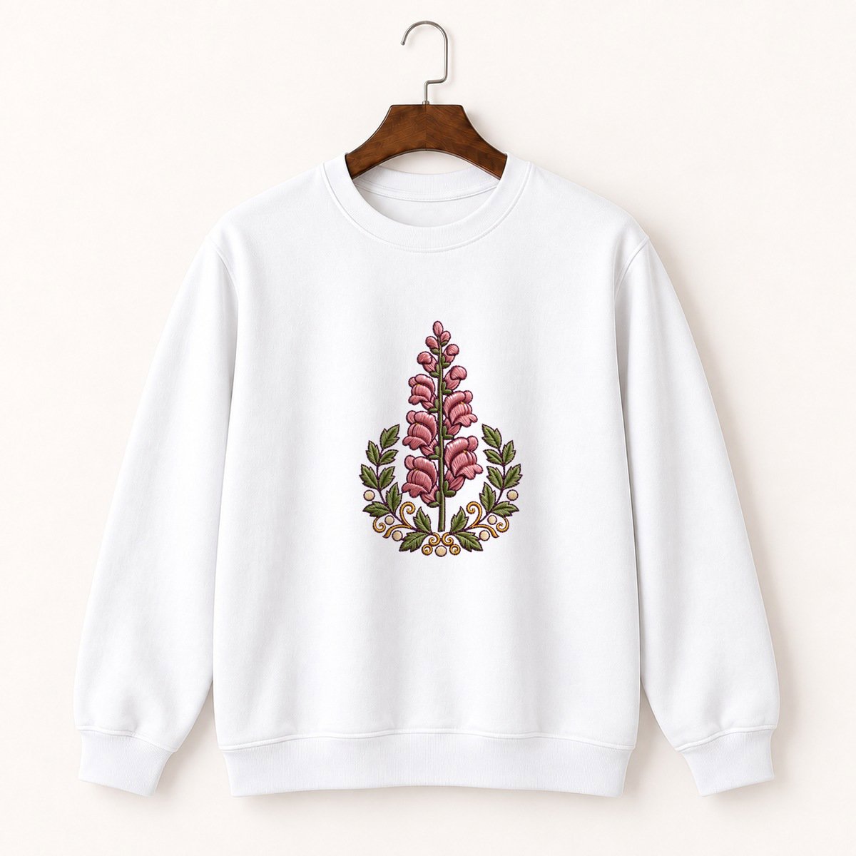 Snapdragon Flower Crewneck Sweatshirt 5