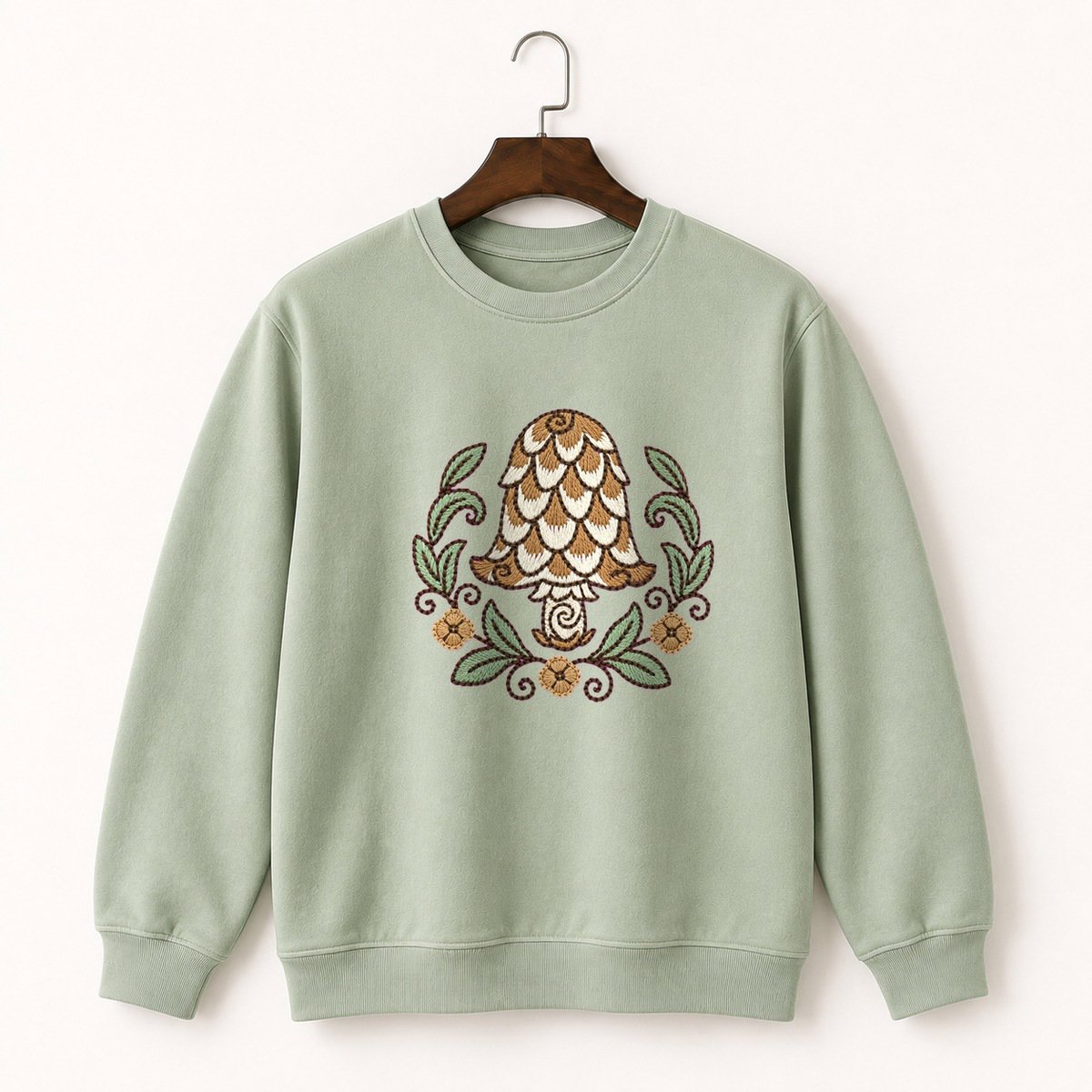 Shaggy Mane Mushroom Crewneck Sweatshirt 2