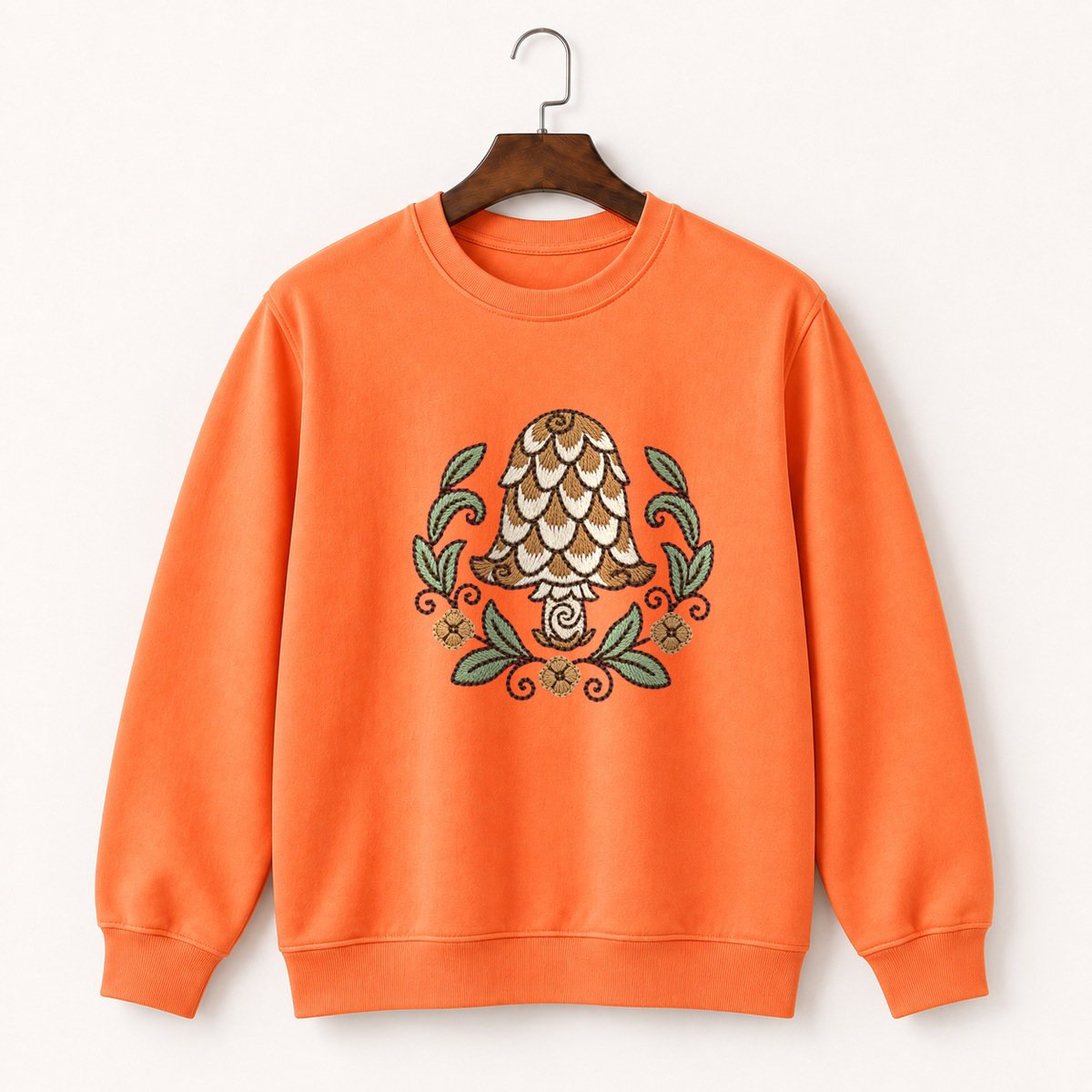 Shaggy Mane Mushroom Crewneck Sweatshirt 3