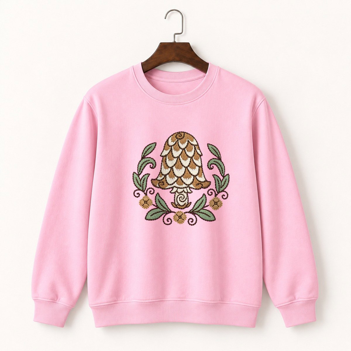 Shaggy Mane Mushroom Crewneck Sweatshirt 4