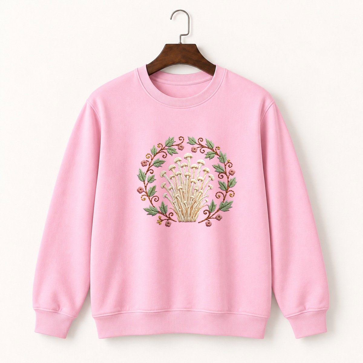 Enoki Mushroom Crewneck Sweatshirt 4