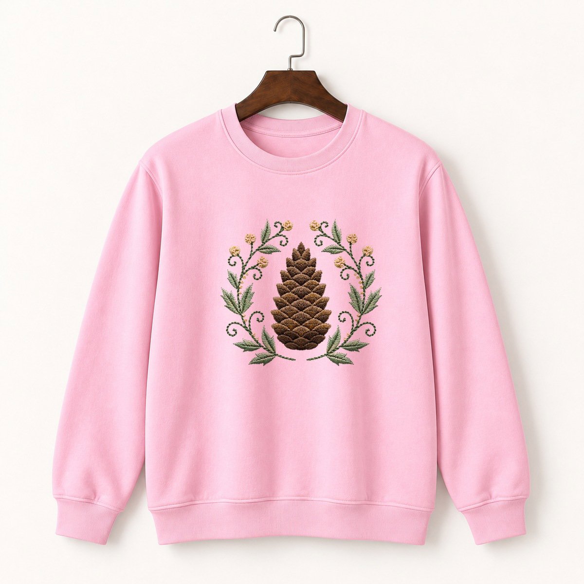 Fir Cone Crewneck Sweatshirt 4