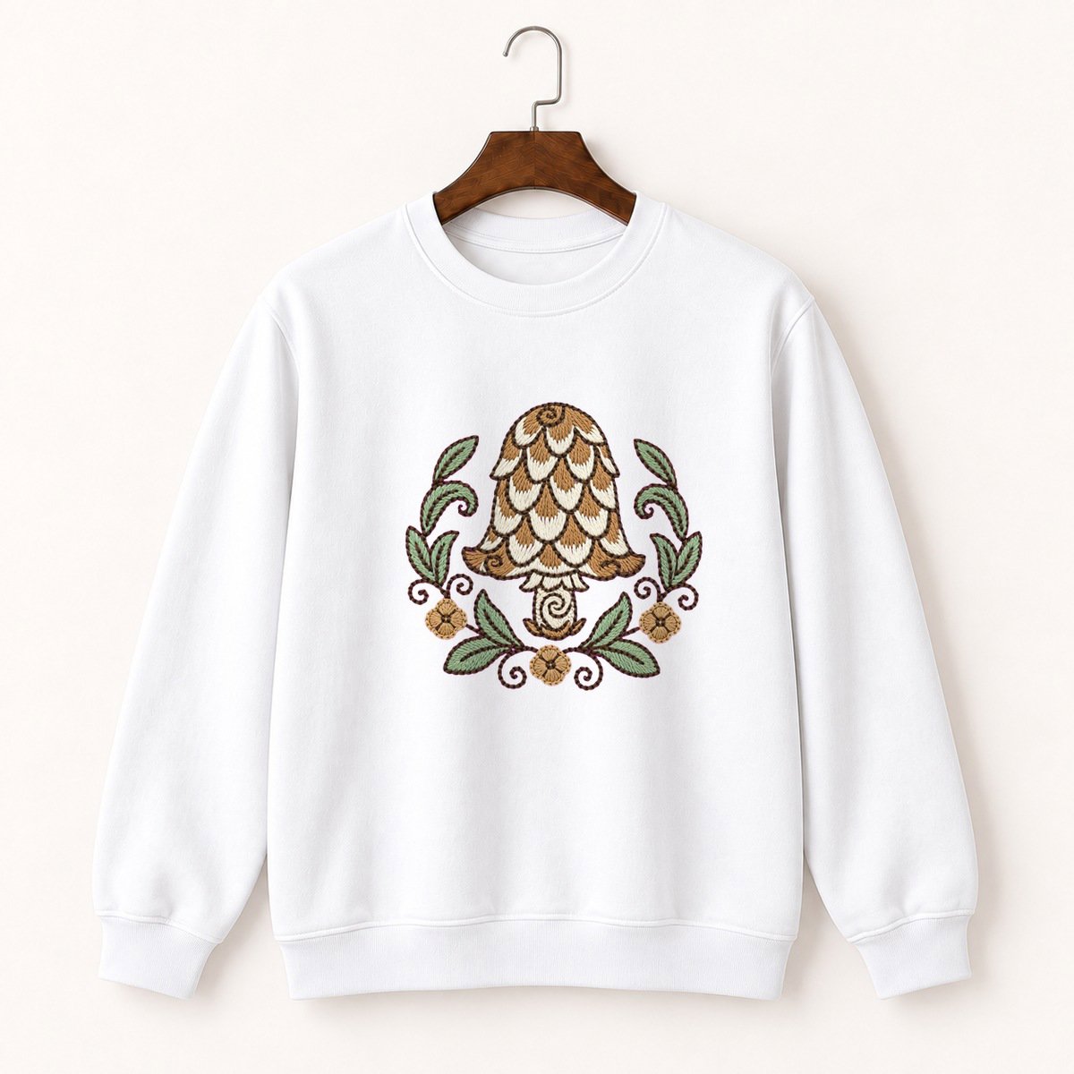 Shaggy Mane Mushroom Crewneck Sweatshirt 5
