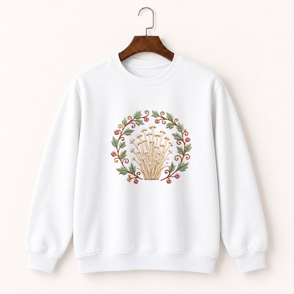 Enoki Mushroom Crewneck Sweatshirt 5