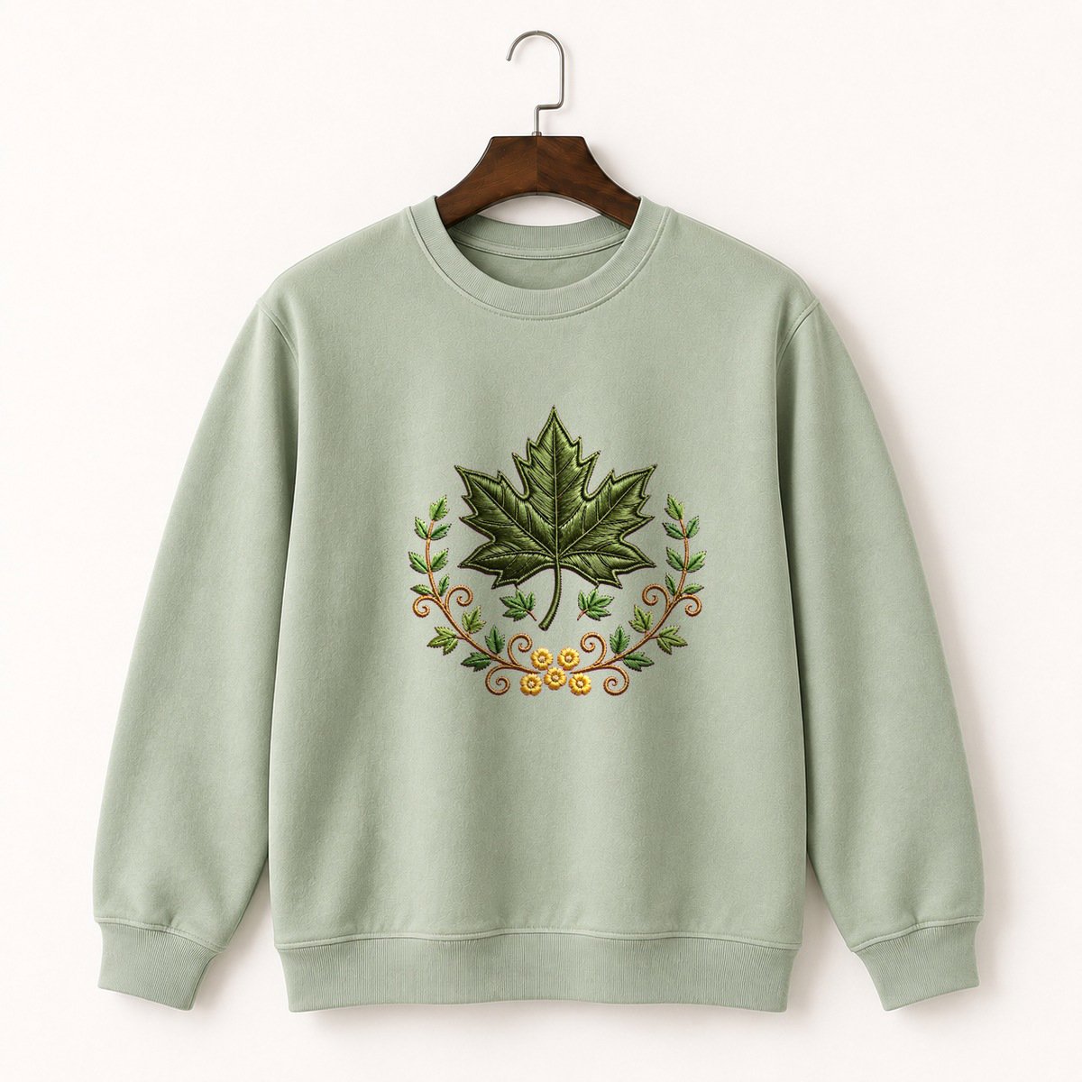 Sycamore Leaf Crewneck Sweatshirt 2