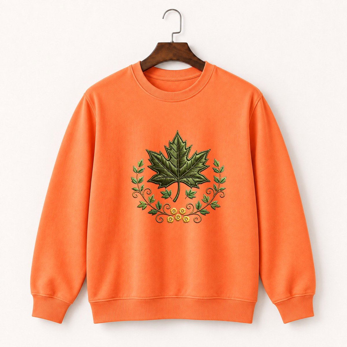 Sycamore Leaf Crewneck Sweatshirt 3
