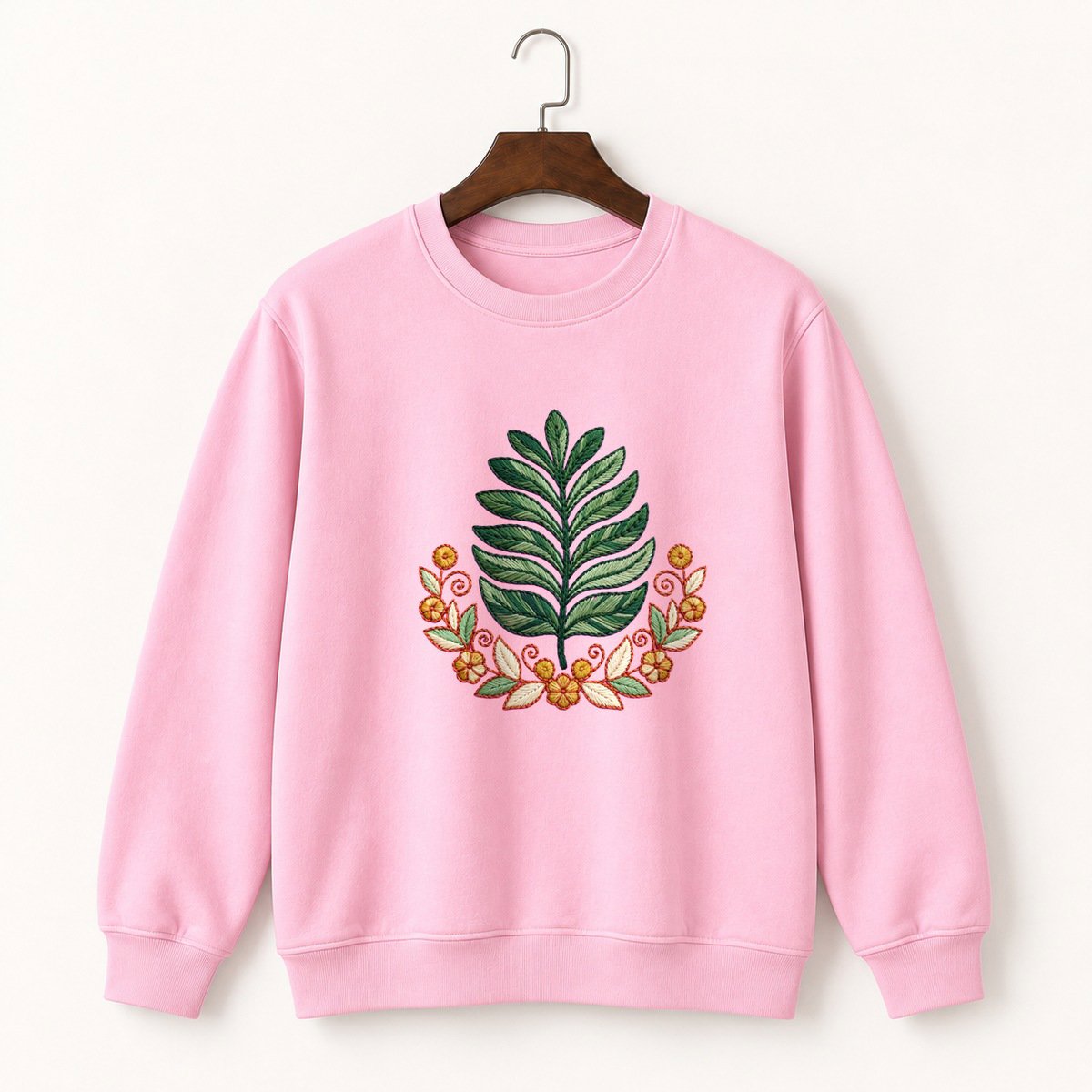 Fern Frond Crewneck Sweatshirt 4