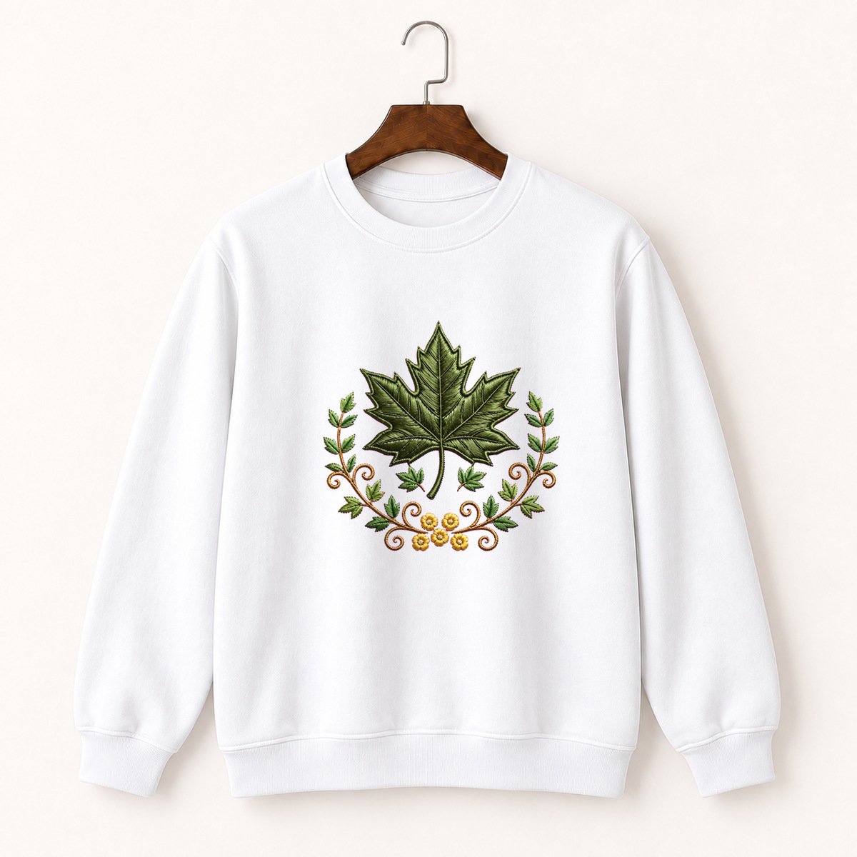 Sycamore Leaf Crewneck Sweatshirt 5