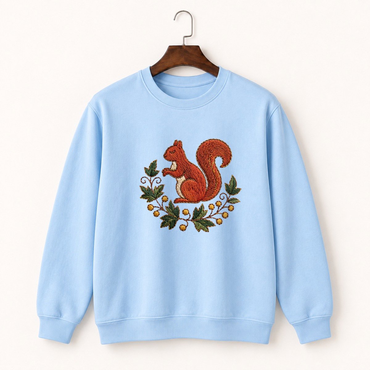 Red Squirrel Crewneck Sweatshirt 1