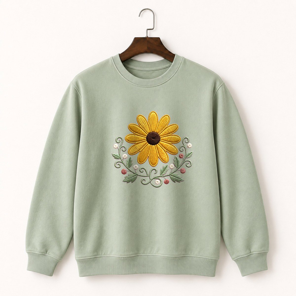 Black-Eyed Susan Flower Crewneck Sweatshirt 2